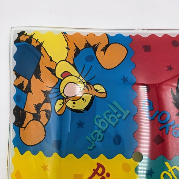 Winnie The Pooh & Friends Vintage Walt Disney Glass Ceiling Light Cover Shade - Picture 3 of 14